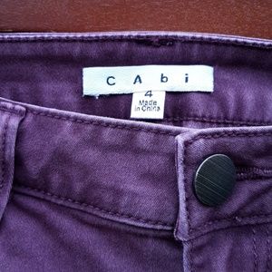 CAbi Jeans - CAbi Stretch Skinny Jeans in Distressed Merlot 4 CAbi Jeans - CAbi Stretch Skinny Jeans in Distressed Merlot 4